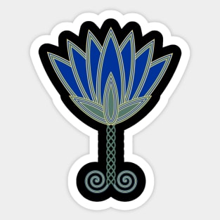 Egyptian Lotus Symbol Sticker